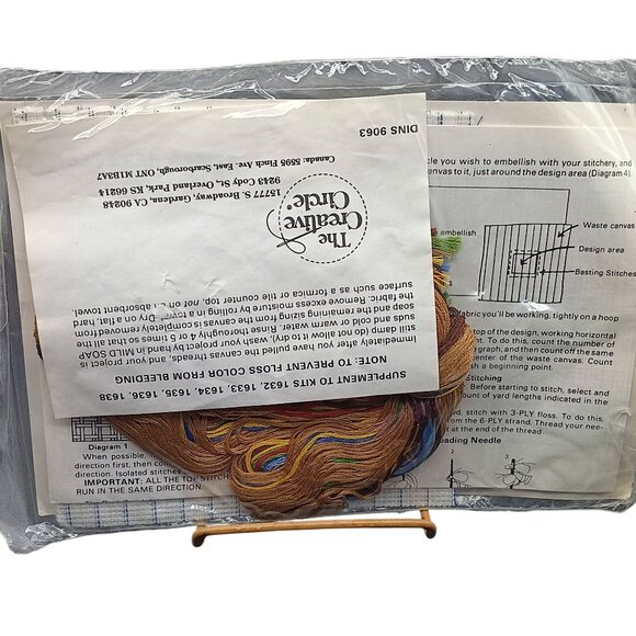 The Creative Circle 1633 Bear Babies Cross Stitch Craft Kit - Picture 2 of 2